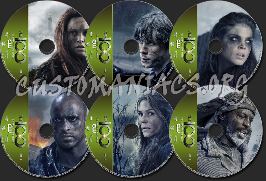 The 100 Season 3 dvd label