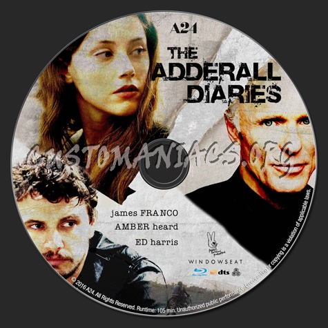 The Adderall Diaries blu-ray label