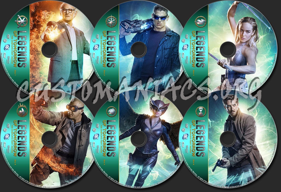 Legends Of Tomorrow Season 1 dvd label