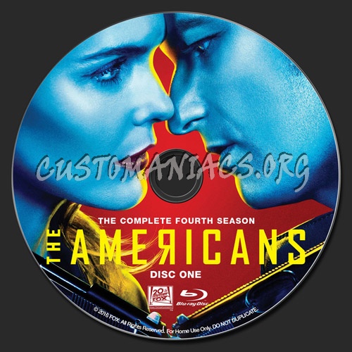 The Americans - Season 4 blu-ray label