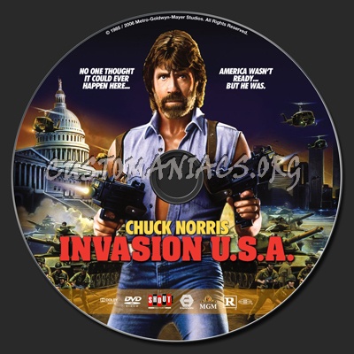 Invasion USA dvd label