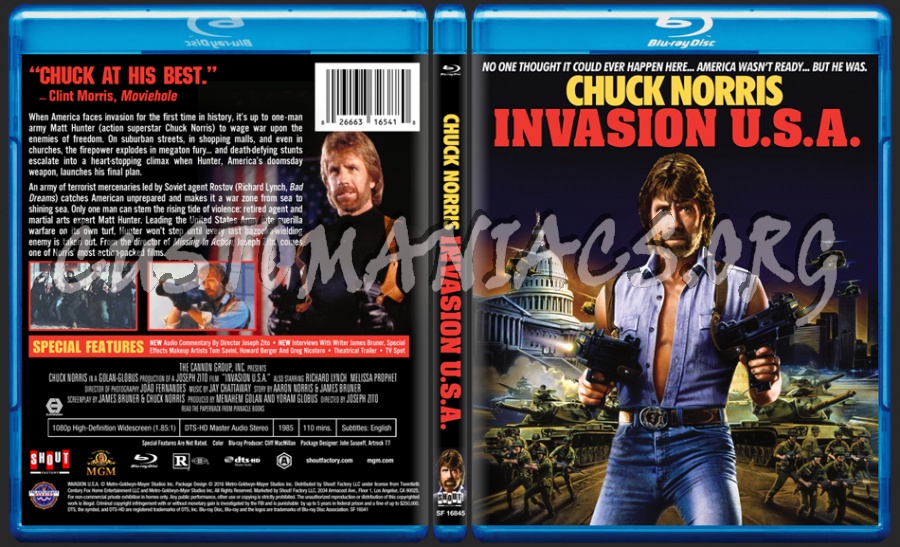 Invasion USA dvd cover