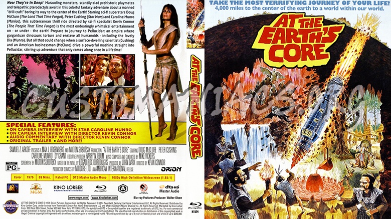 At the Earth's Core blu-ray cover