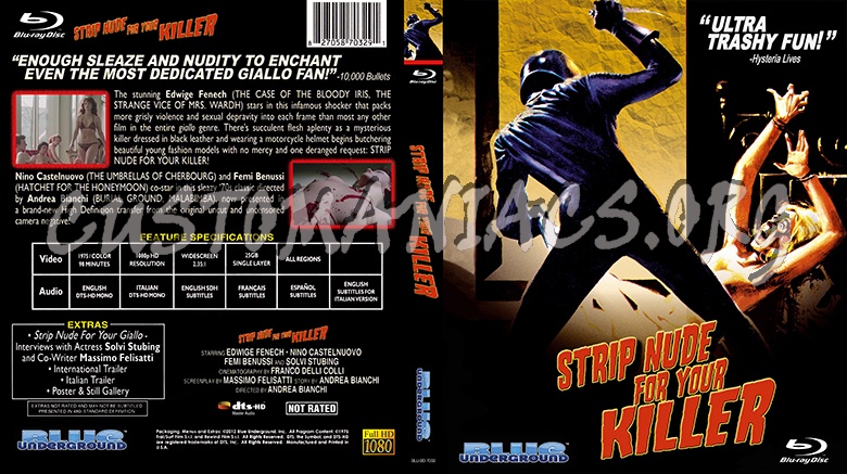 Strip Nude for your Killer blu-ray cover