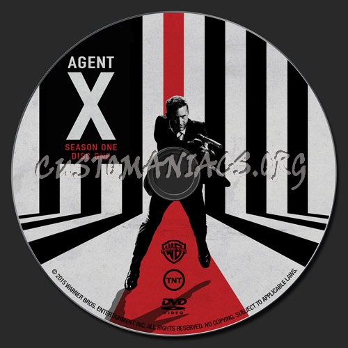 Agent X - Season 1 dvd label