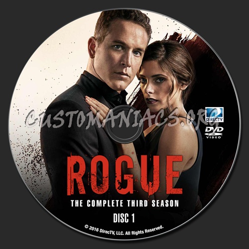 Rogue - Season 3 dvd label