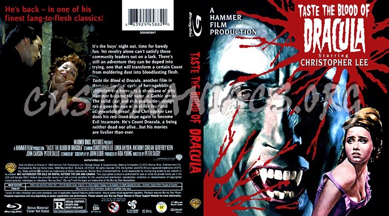 Taste the Blood of Dracula blu-ray cover