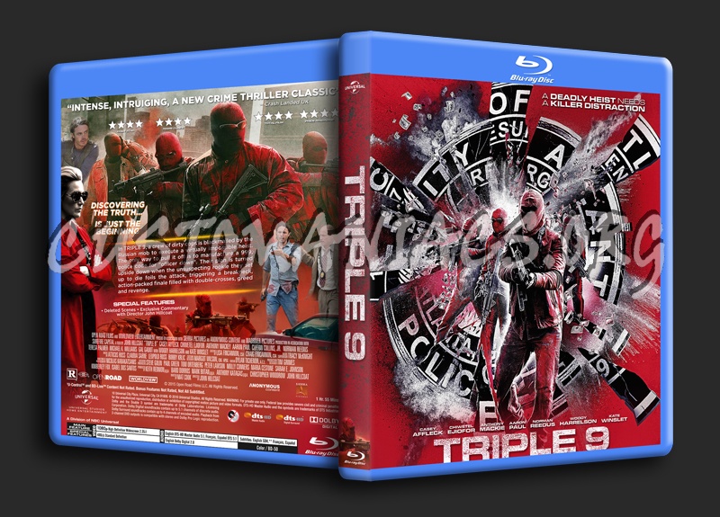 Triple 9 dvd cover