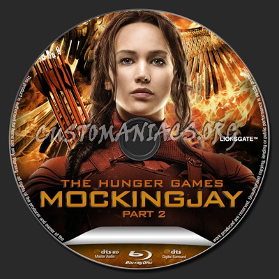 The Hunger Games: Mockingjay - Part 2 blu-ray label