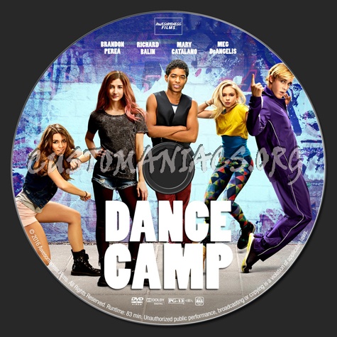 Dance Camp dvd label