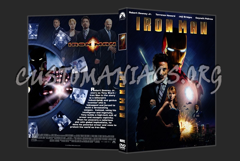 Iron Man dvd cover