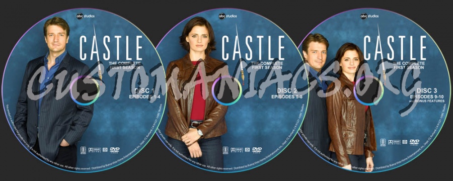 Castle - Season 1 dvd label