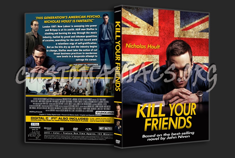 Kill Your Friends (2015) dvd cover