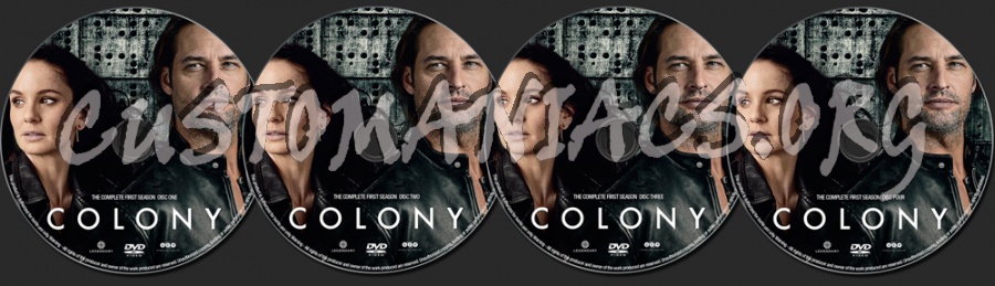 Colony Season 1 dvd label