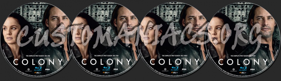 Colony Season 1 blu-ray label