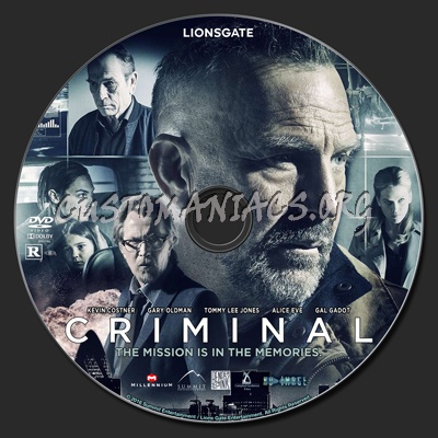 Criminal dvd label