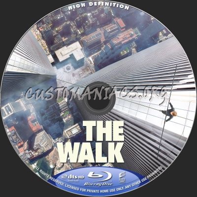 The Walk blu-ray label