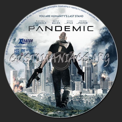 Pandemic (2016) dvd label