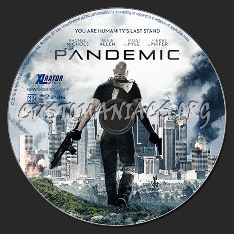 Pandemic (2016) blu-ray label
