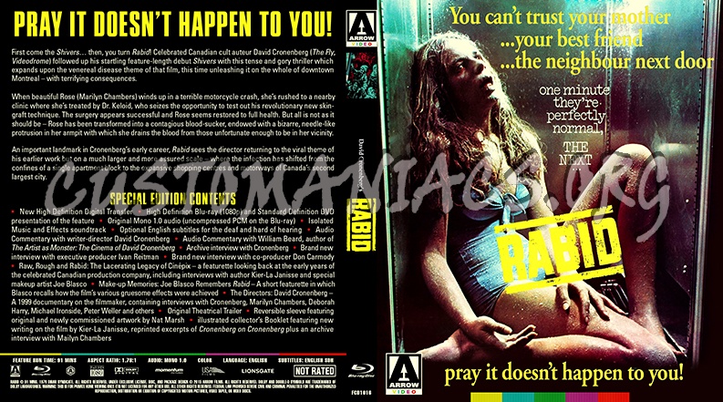 Rabid blu-ray cover