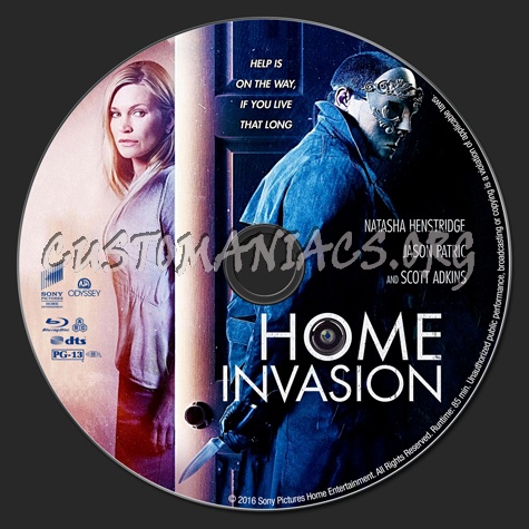 Home Invasion (2016) blu-ray label