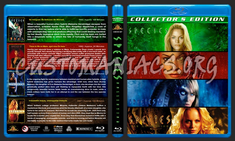 Species Collection blu-ray cover