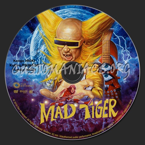 Mad Tiger dvd label