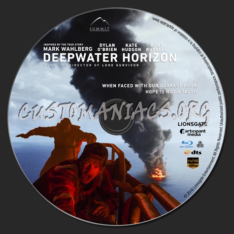 Deepwater Horizon blu-ray label