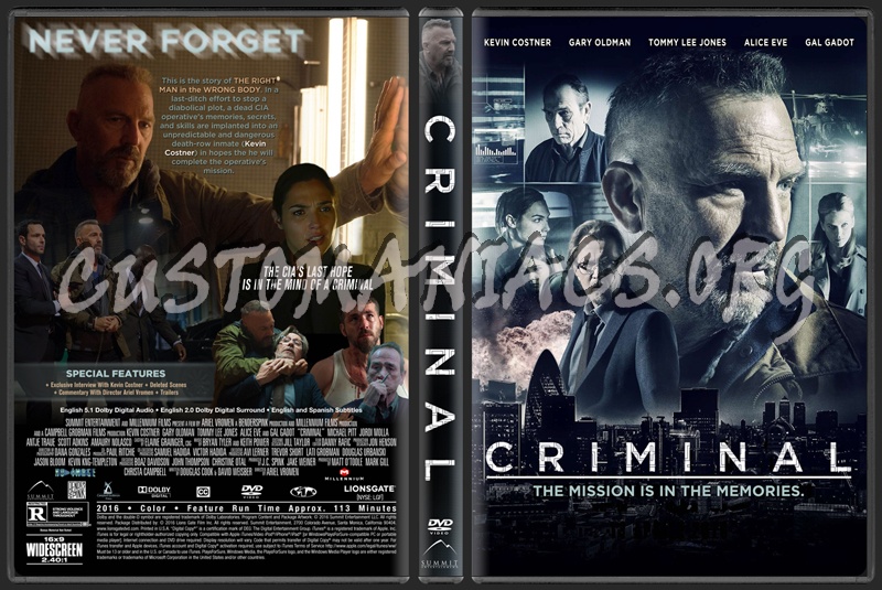 Criminal dvd cover
