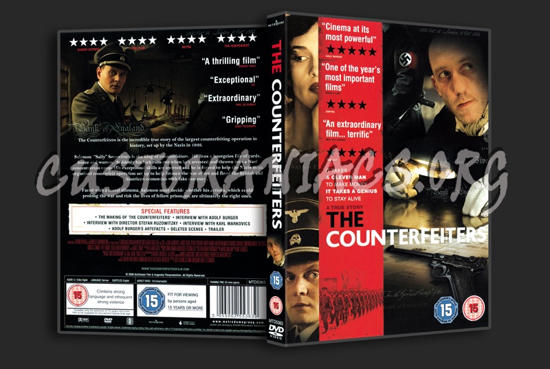 The Counterfeiters dvd cover