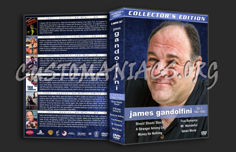 James Gandolfini Collection - Set 1 (1987-1993) dvd cover