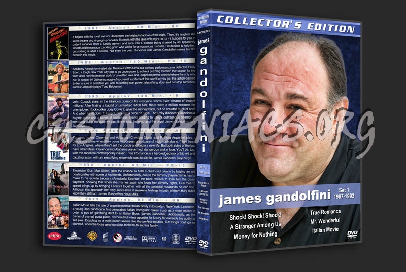 James Gandolfini Collection - Set 1 (1987-1993) dvd cover