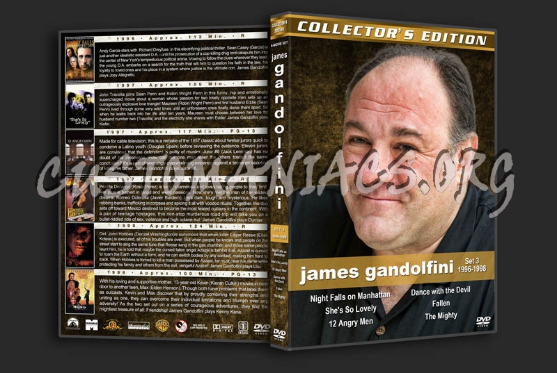 James Gandolfini Collection - Set 3 (1996-1998) dvd cover