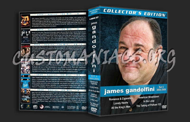 James Gandolfini Collection - Set 5 (2005-2009) dvd cover