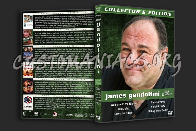 James Gandolfini Collection - Set 6 (2010-2012) dvd cover