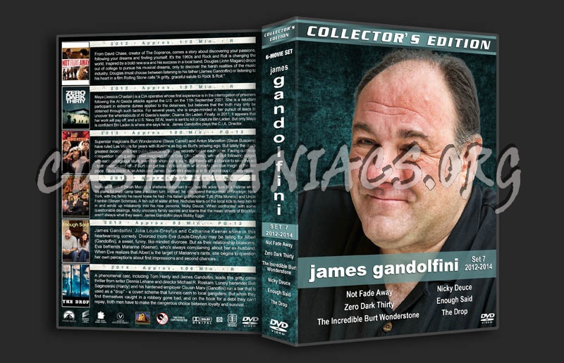 James Gandolfini Collection - Set 7 (2012-2014) dvd cover