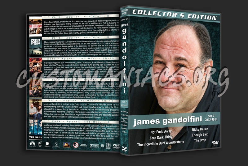 James Gandolfini Collection - Set 7 (2012-2014) dvd cover