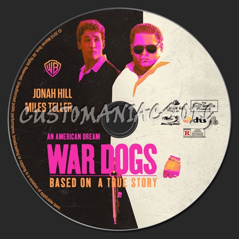 War Dogs blu-ray label
