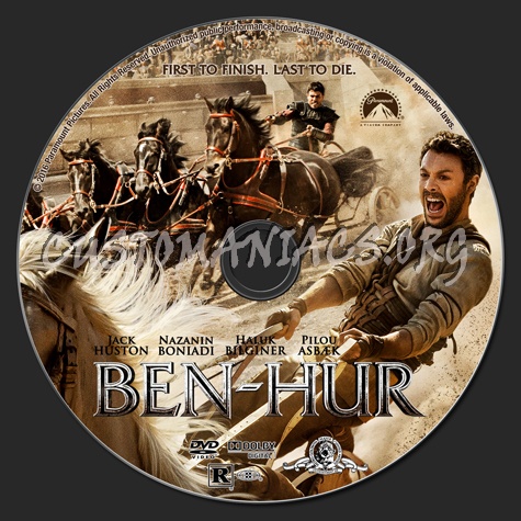 Ben-Hur (2016) dvd label