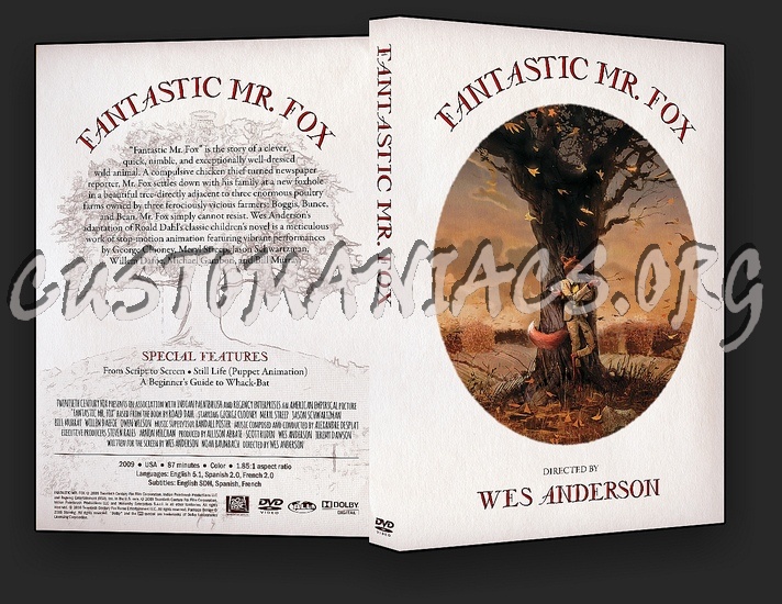 Fantastic Mr. Fox dvd cover