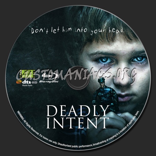 Deadly Intent blu-ray label