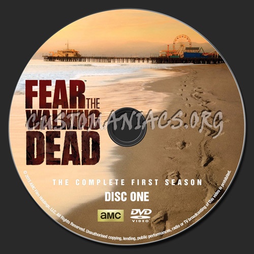 Fear The Walking Dead - Season 1 dvd label