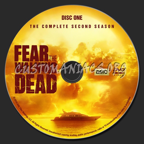 Fear The Walking Dead - Season 2 dvd label