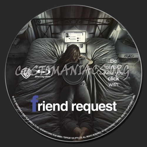 Friend Request blu-ray label