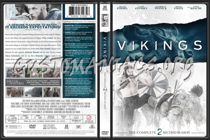 Vikings Season Two dvd cover