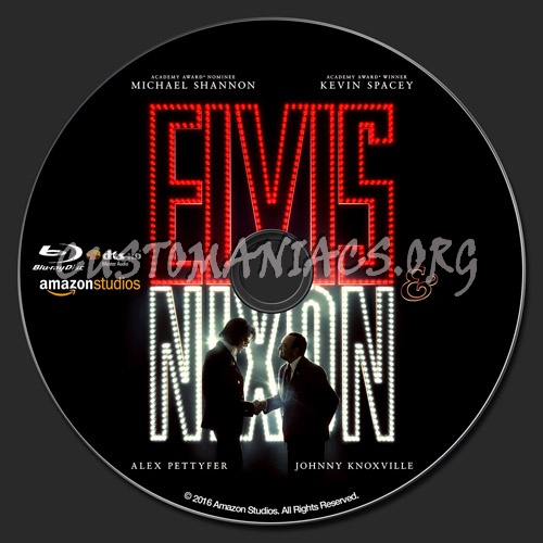 Elvis & Nixon blu-ray label