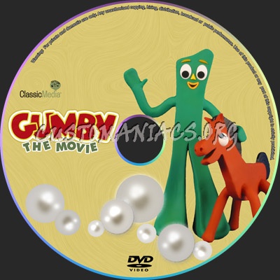 Gumby: The Movie dvd label