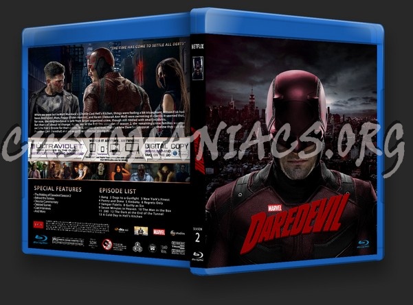 Daredevil Season 2 blu-ray cover