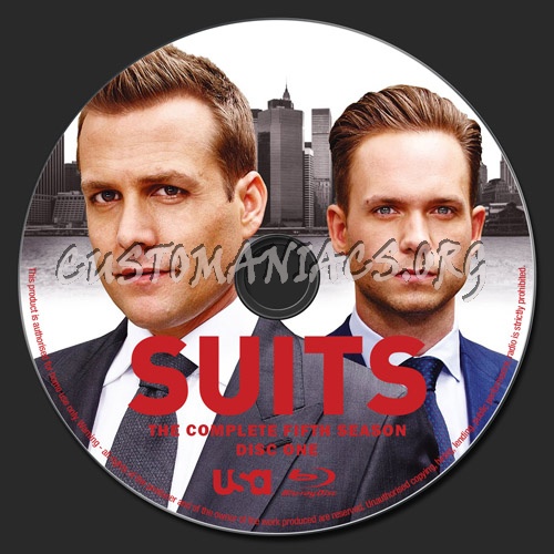 Suits: Season 5 blu-ray label