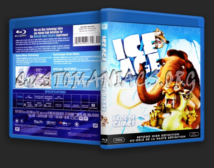 Ice Age blu-ray cover